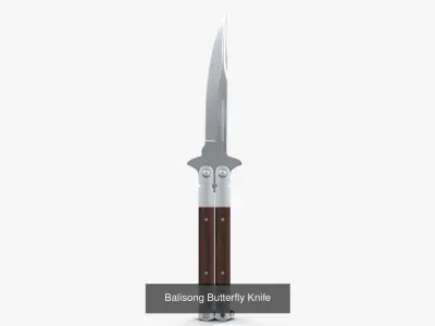 Ballisong Knives Collection 3D Model Pack