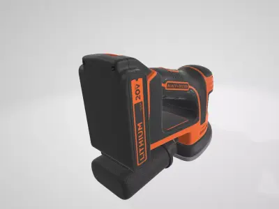 BLACK DECKER 20V MAX Sheet Sander Low-poly 3D model
