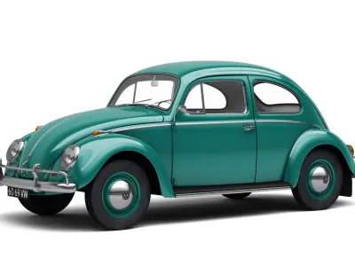 Volkswagen Beetle 1962 Kafer 3D model