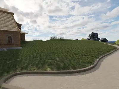 Coastal Village Retreat 3D model