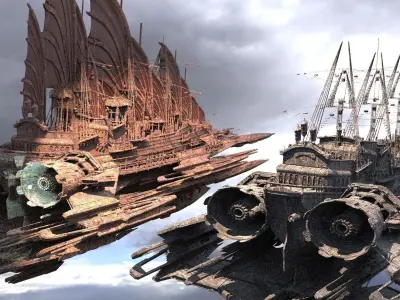 Pirates Airships 2 3D model