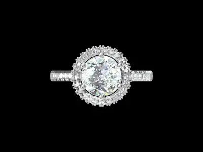 Wedding Ring  3D print model 199