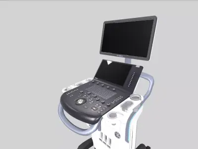 Ultrasound machine Versana Premier Low-poly 3D model