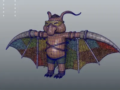 woowoo Low-poly 3D model