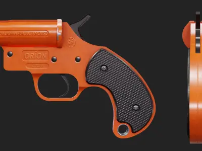 Orion Flare Gun Low-poly 3D model