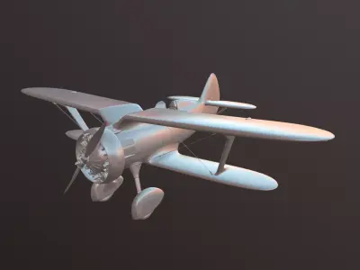 High detailed model i15 biplane 3D print model