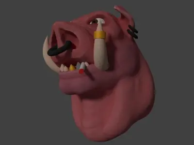 Wild Pig 3D model