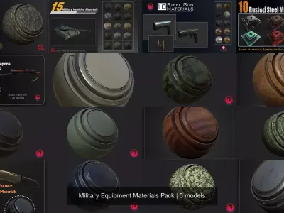 Military Equipment Materials Pack