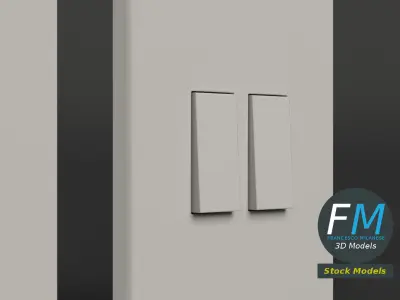 Light switches Low-poly 3D model purchase
