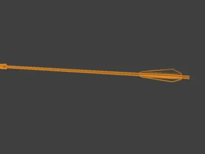 bolt arrow 2 Low-poly 3D model