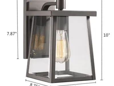 Dunnigan Outdoor Wall Lantern 3D model