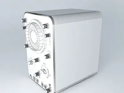 Old Oscilloscope Free 3D model