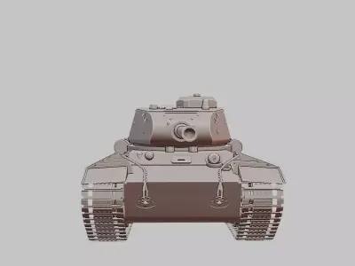 KV 85 Soviet Heavy Tank 3D Print Model 3D print model