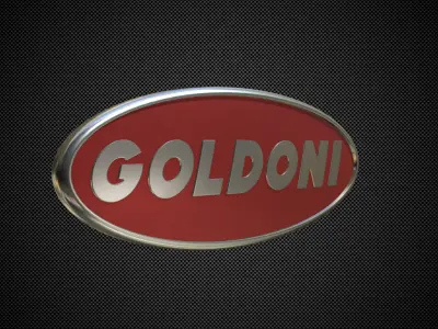 goldoni logo 3D model