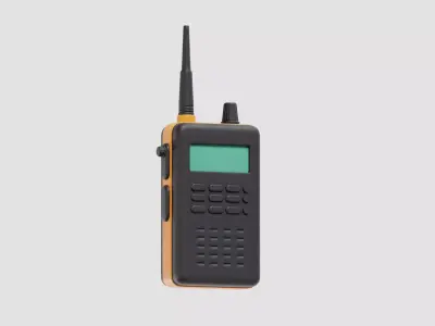 Walkie Talkie Low-poly 3D model shop