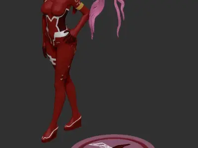 Zero Two From Darling In the FranXx 3D print model