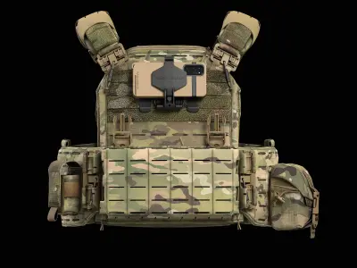 Strandhogg v3 SAPI Cut Plate Carrier V4 Low-poly 3D model