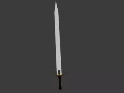Steel sword II 3D model