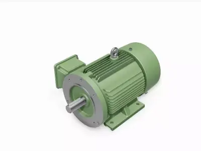 100L B34b Left IEC electric motor - 3D CAD model 3D model