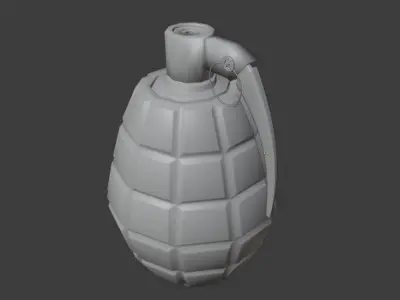 Grenade 3D model 7