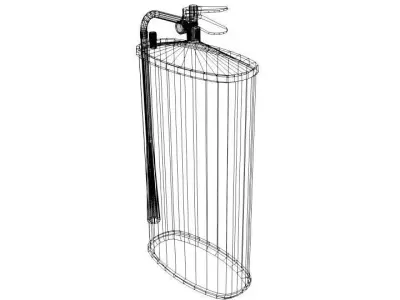 Fire Extinguisher - Type 2 3D model