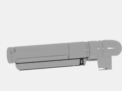 Gun Free Nbas Free low-poly 3D model