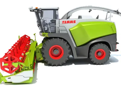 Harvester Claas Jaguar 3D model