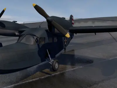 Grumman G-44 Widgeon 3D model