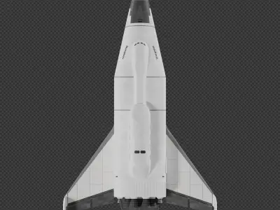 Shuttle-II Advanced Manned Launch System 3D model