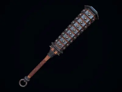 Kanabo of the Oni Low-poly 3D model