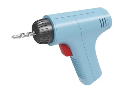  Hand Drill 01 3D model