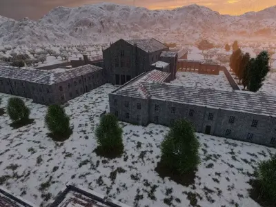 Historical church-Ancient church-Temple 3D model get