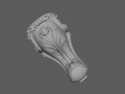 leg High quality 3d models for processing on a cnc machine 3D model