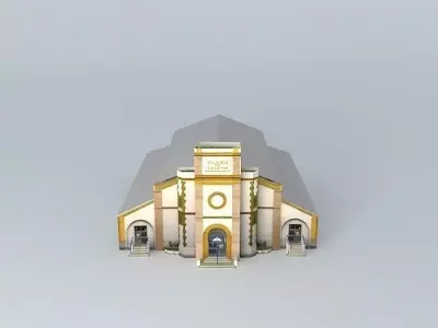 CENTRAL MARKET SUPPLY OF SANTA POLA Free 3D model