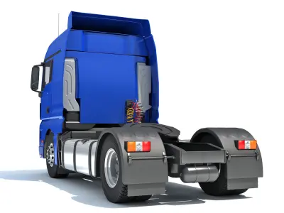 Generic Semi Truck 3D model