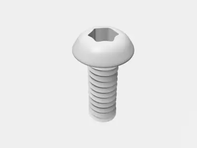 M5 Torx Head Screw Premium PBR Industrial Kitbash Asset 3D model