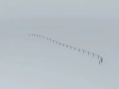 deck rope Free 3D model