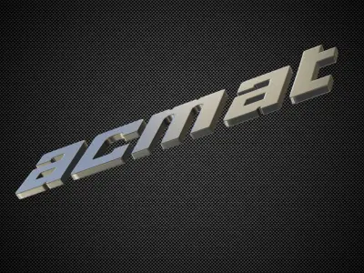acmat logo 3D model