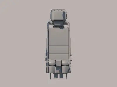 Pilots Seat 3D model