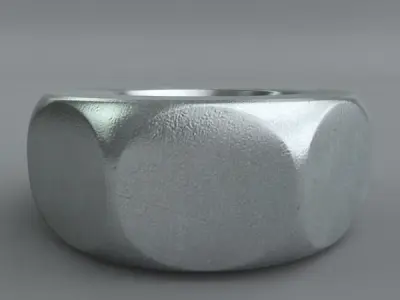 Metal Nut  Free 3D model