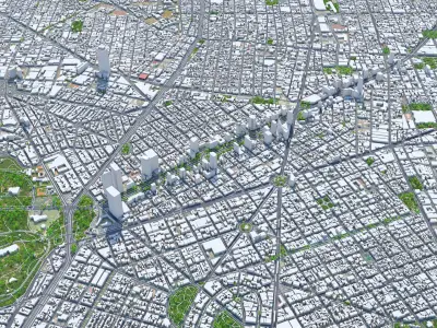 Mexico City 3D model purchase
