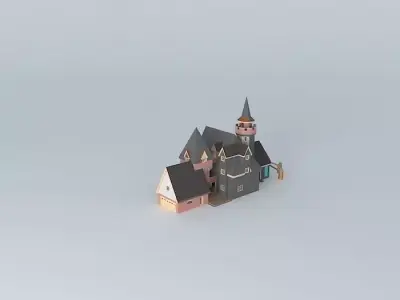 Sleeping Beautys Castle Free 3D model