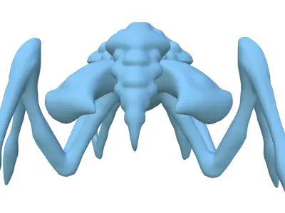 Giant Crab Monster Mutated 3D model