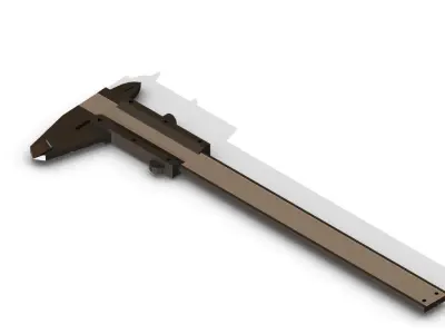 Vernier Caliper Free 3D model