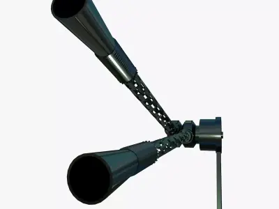 Military Aircraft Gun Free 3D model