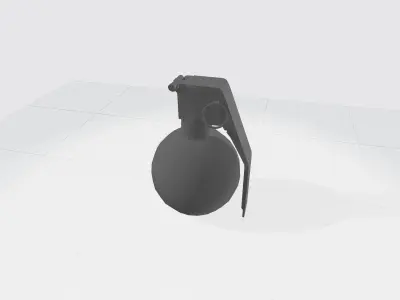 GRENADE 1 - M67 Tactical Grenade - 4K Game Ready Low-poly 3D model