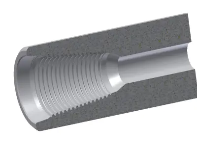 PIN and BOX  2 7I8 Reg 3D model