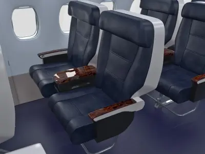 First Class Passenger Cabin 3D model