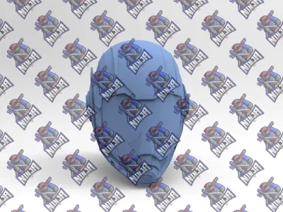 QUANTUM TIME TRAVEL HELMET FOR 3D PRINT 3D model