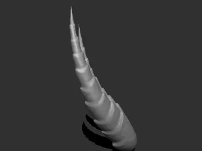 Demonic horns 3D model